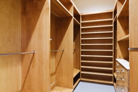 Empty Walk-In Closet